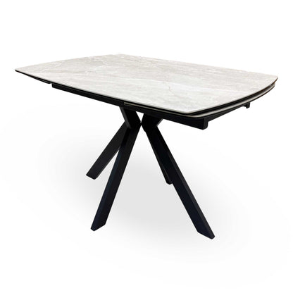 ‘Quattro’ Ceramic Top Extending Draw Leaf Table