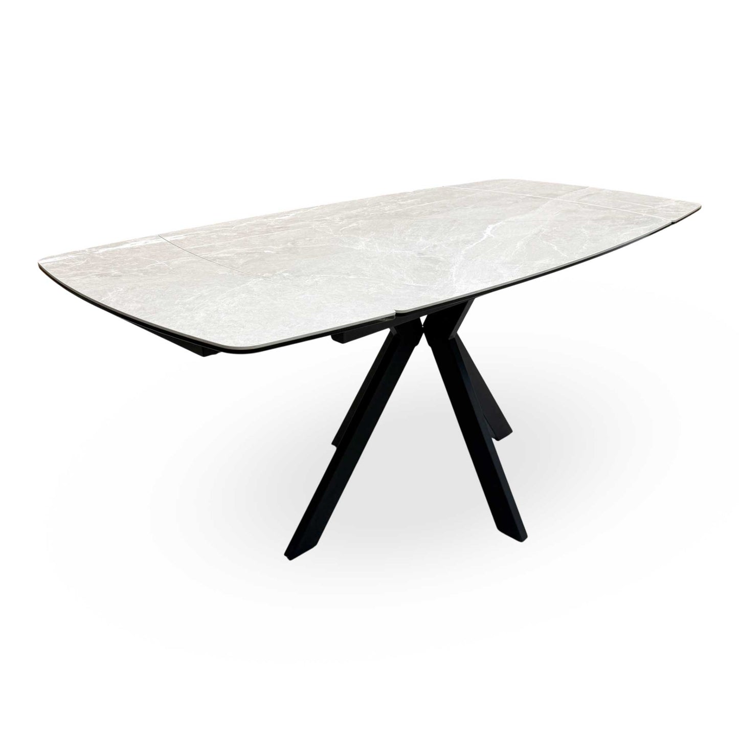 ‘Quattro’ Ceramic Top Extending Draw Leaf Table