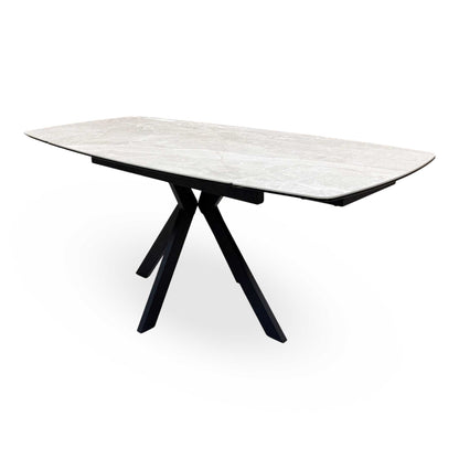 ‘Quattro’ Ceramic Top Extending Draw Leaf Table