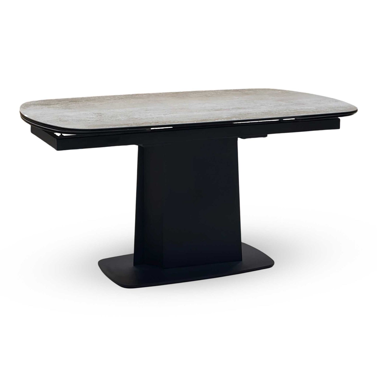 ‘Catalina’ Grey Ceramic Top Small Extending Dining Table – view 4