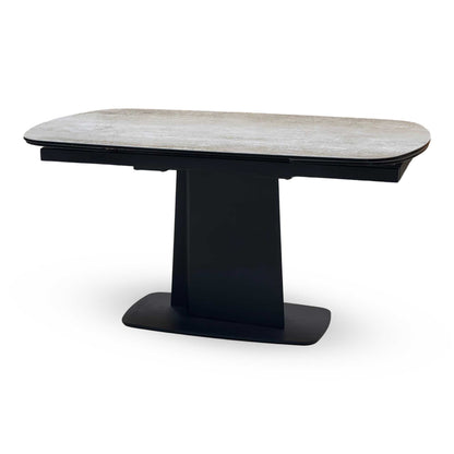 ‘Catalina’ Grey Ceramic Top Small Extending Dining Table – view 6
