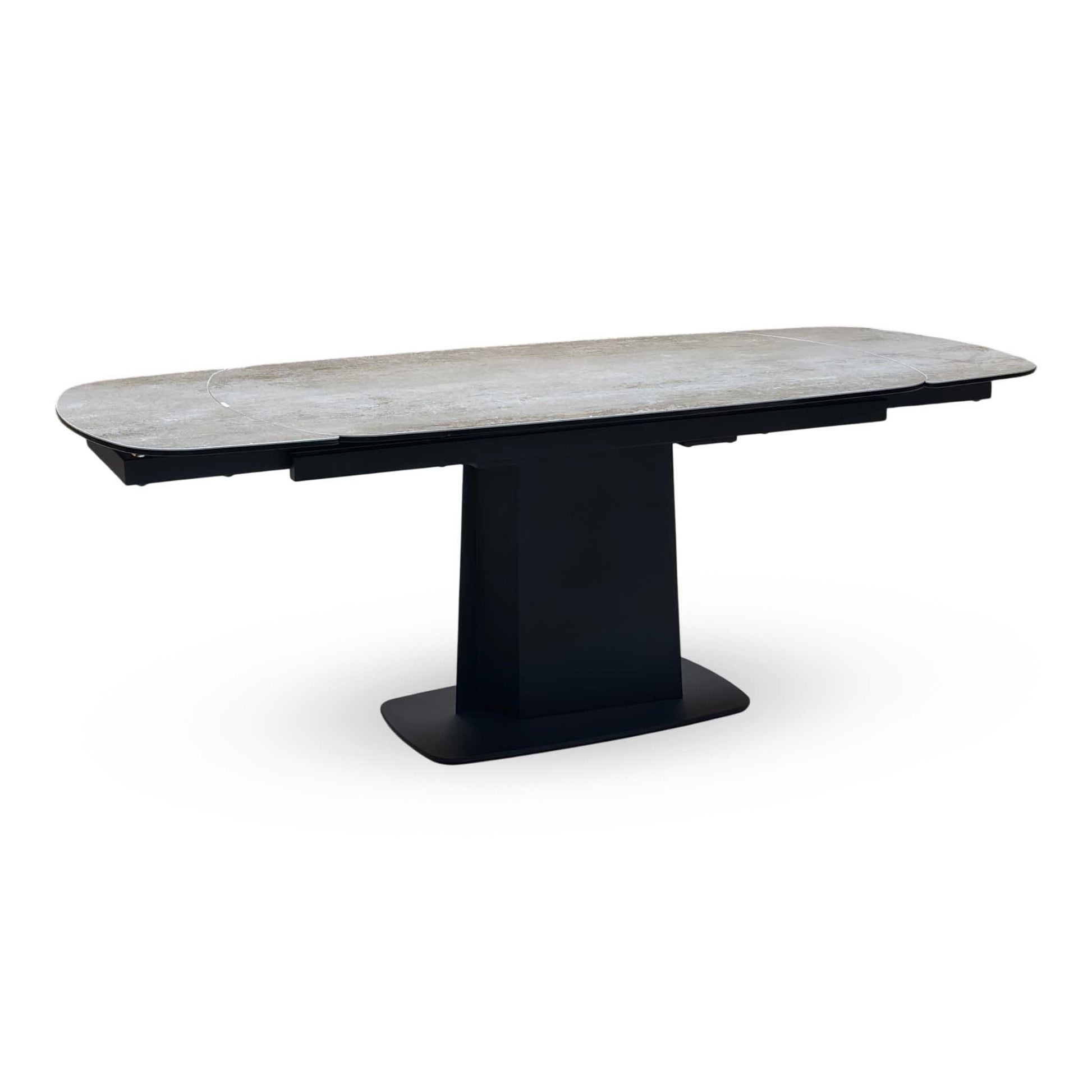 ‘Catalina’ Grey Ceramic Top Small Extending Dining Table