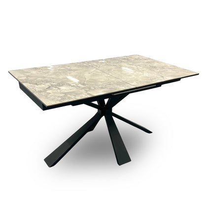 'Crete' Ceramic Top 180cm Large Extending Dining Table