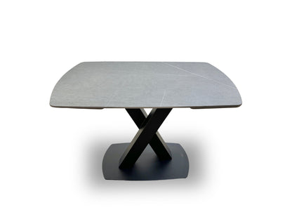 'Murcia' Grey Ceramic Top 120cm Extending Dining Table