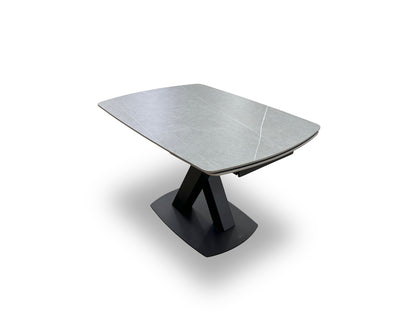 'Murcia' Grey Ceramic Top 120cm Extending Dining Table