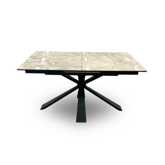 'Crete' Ceramic Top 180cm Large Extending Dining Table