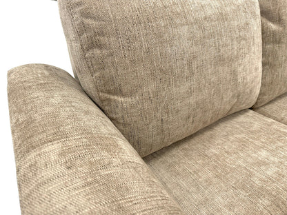 'Maude' Mocha Tight Weave Fabric 3 + 2 Power Recliner Sofa Set