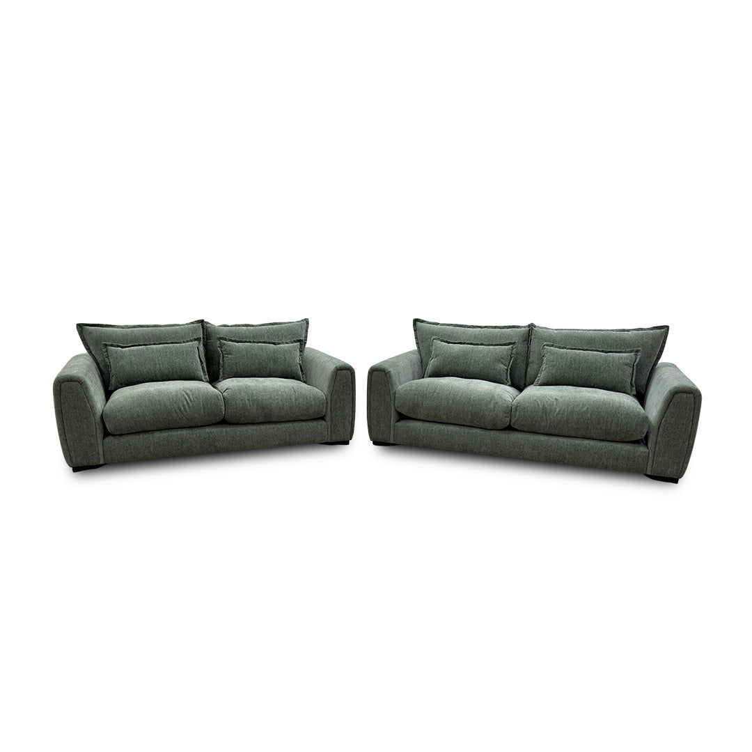 'Somerford' Sage Fabric 3 + 2 Seater Sofa Set