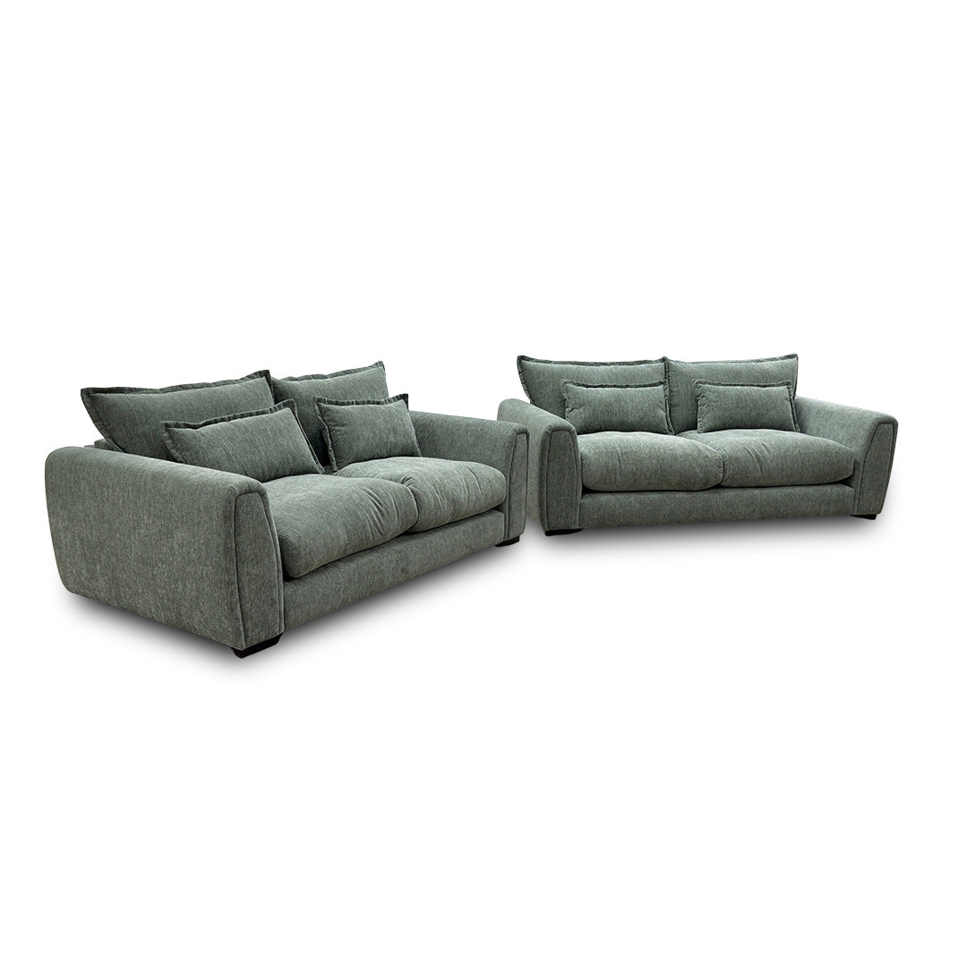 'Somerford' Sage Fabric 3 + 2 Seater Sofa Set
