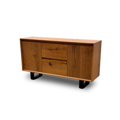 'Aydin' Oak Veneer 2 Door 2 Drawer Side