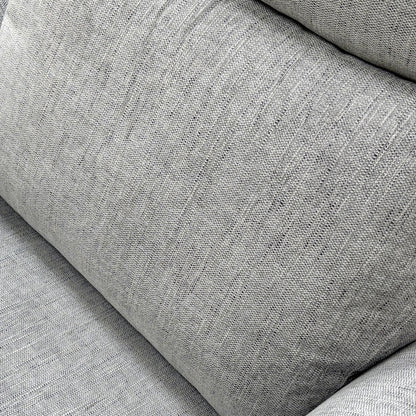 'Maude' Grey Tight Weave Fabric Power Recliner Chair
