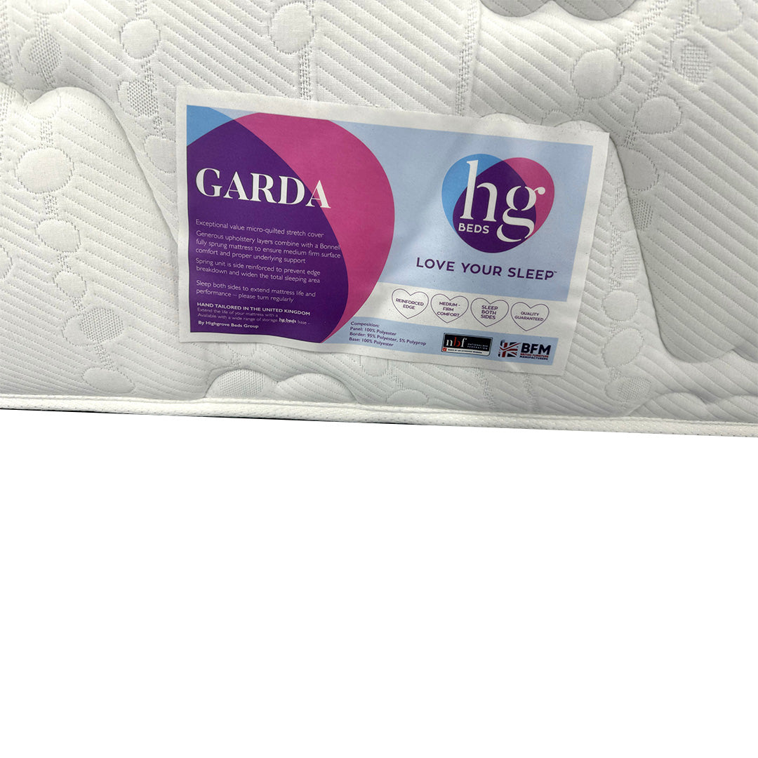 'Garda' Medium-Firm Fully Pocket Sprung Mattress - Single