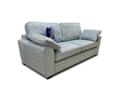 Side profile of the 4-seater sofa, showing the depth of the frame and the high-back supportive design.