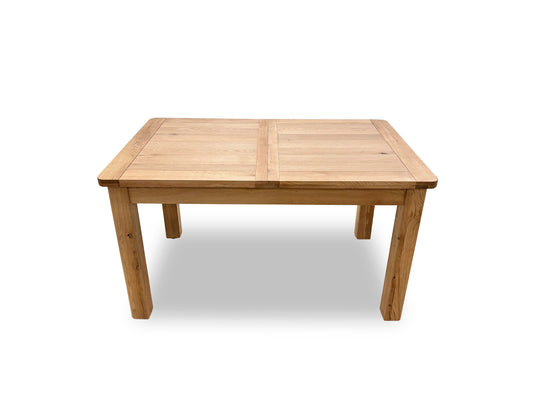 'Augusta' Solid Oak Small Rectangular Extending Dining Table