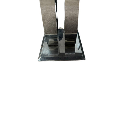'Donnie’ Grey Real Marble Dining Table