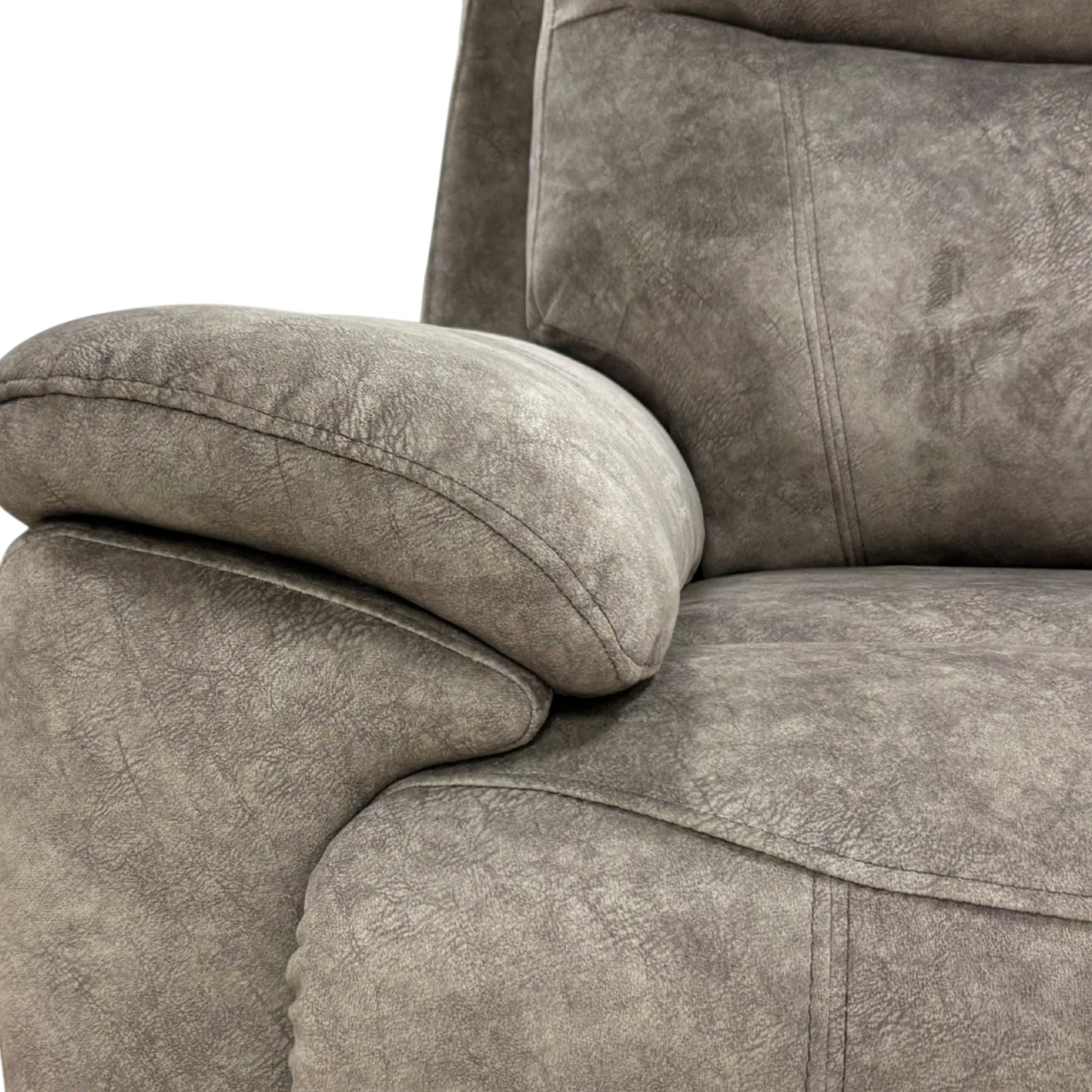 Close-up texture shot of the Marble Charcoal Grey Velvet fabric, highlighting the soft, patterned sheen of the upholstery.