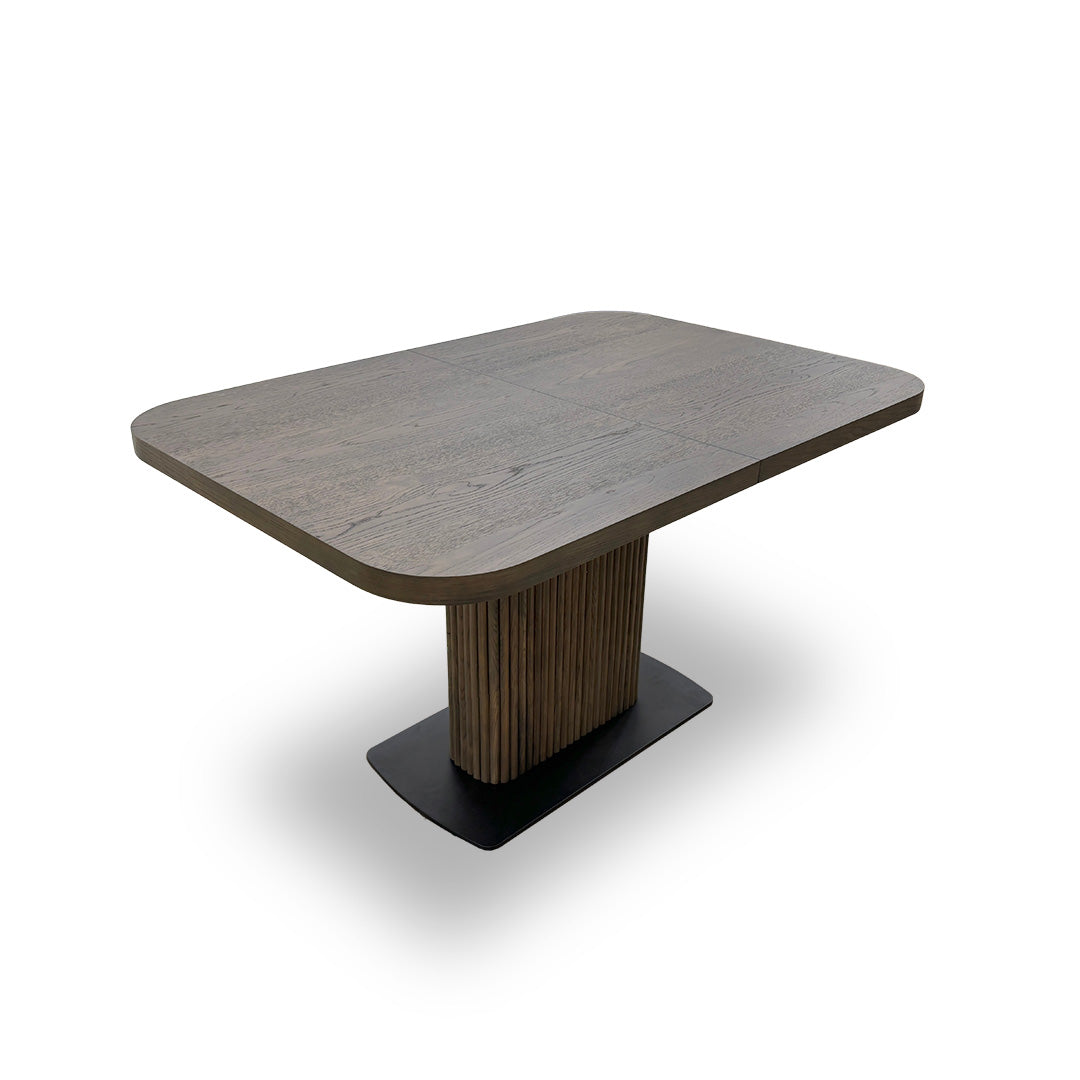 ‘Jai’ Small Solid Oak 130cm Extending Dining Table