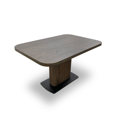 ‘Jai’ Small Solid Oak 130cm Extending Dining Table