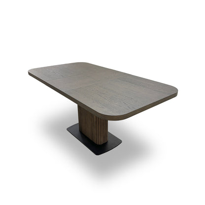 ‘Jai’ Small Solid Oak 130cm Extending Dining Table