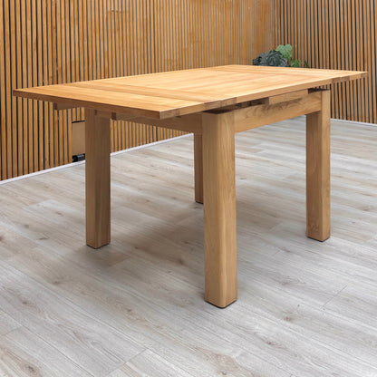 Furnitureland 'Augusta' Draw Leaf Extending Dining Table 90cm-150cm