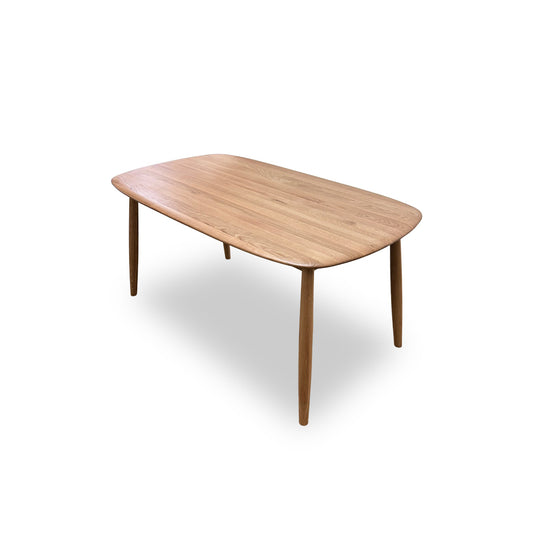 'Stockholm' Solid Oak Fixed Dining Table