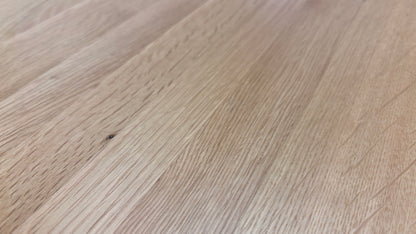 'Stockholm' Solid Oak Fixed Dining Table