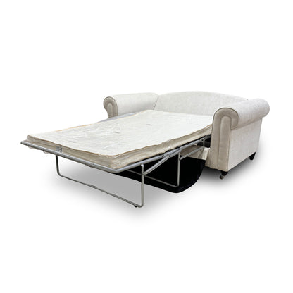 'Melody' Pearl Chenille Fabric 2 Seater Sofa Bed