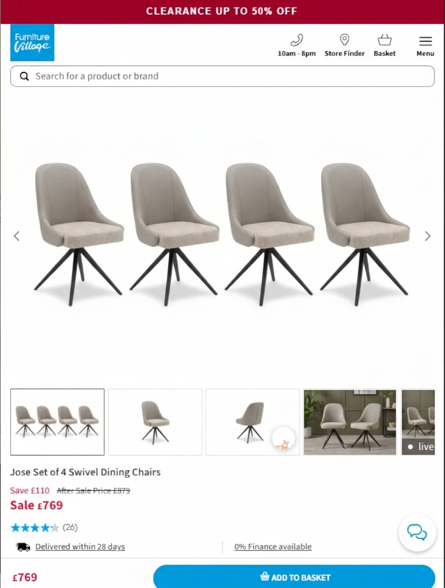 Price comparison
