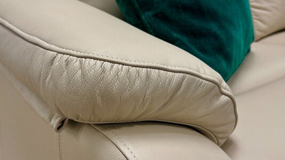 G Plan ‘Kingsbury’ Cambridge Stone 2 Seater Leather Sofa