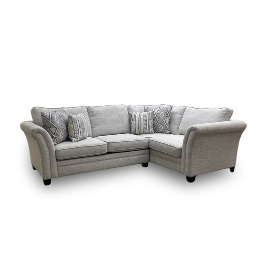 'Aria' Linen Fabric 2 Corner 1 Sofa Bed