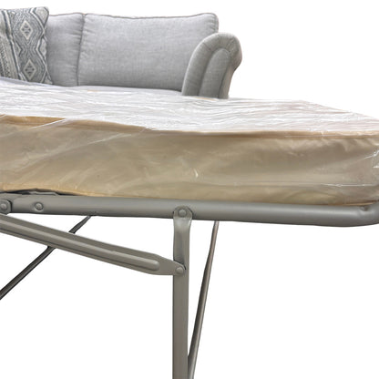 'Aria' Linen Fabric 2 Corner 1 Sofa Bed