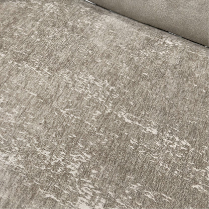 Close-up texture detail of the Meridian Truffle Chenille fabric upholstery on the ‘Rosie’ sofa.