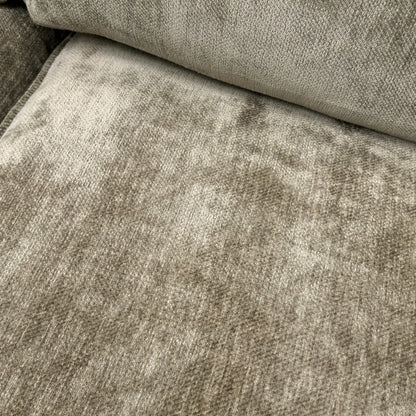 Close-up of the Derwent soft weave fabric texture, showing the sage green colour detail.