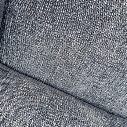 'Moet' Anivia Blue 15045 Fabric Power Recliner Corner Sofa with Telescopic Headrests