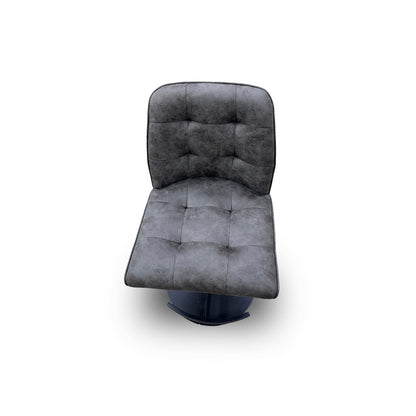 'Merlin' Faux Leather Swivel Barstool