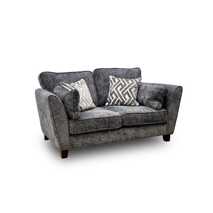 'Tabitha' Slate Woven Fabric 2 Seater Sofa