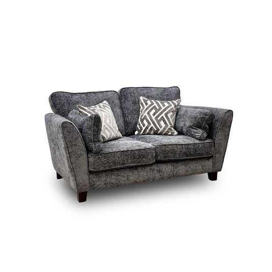 'Tabitha' Slate Woven Fabric 2 Seater Sofa