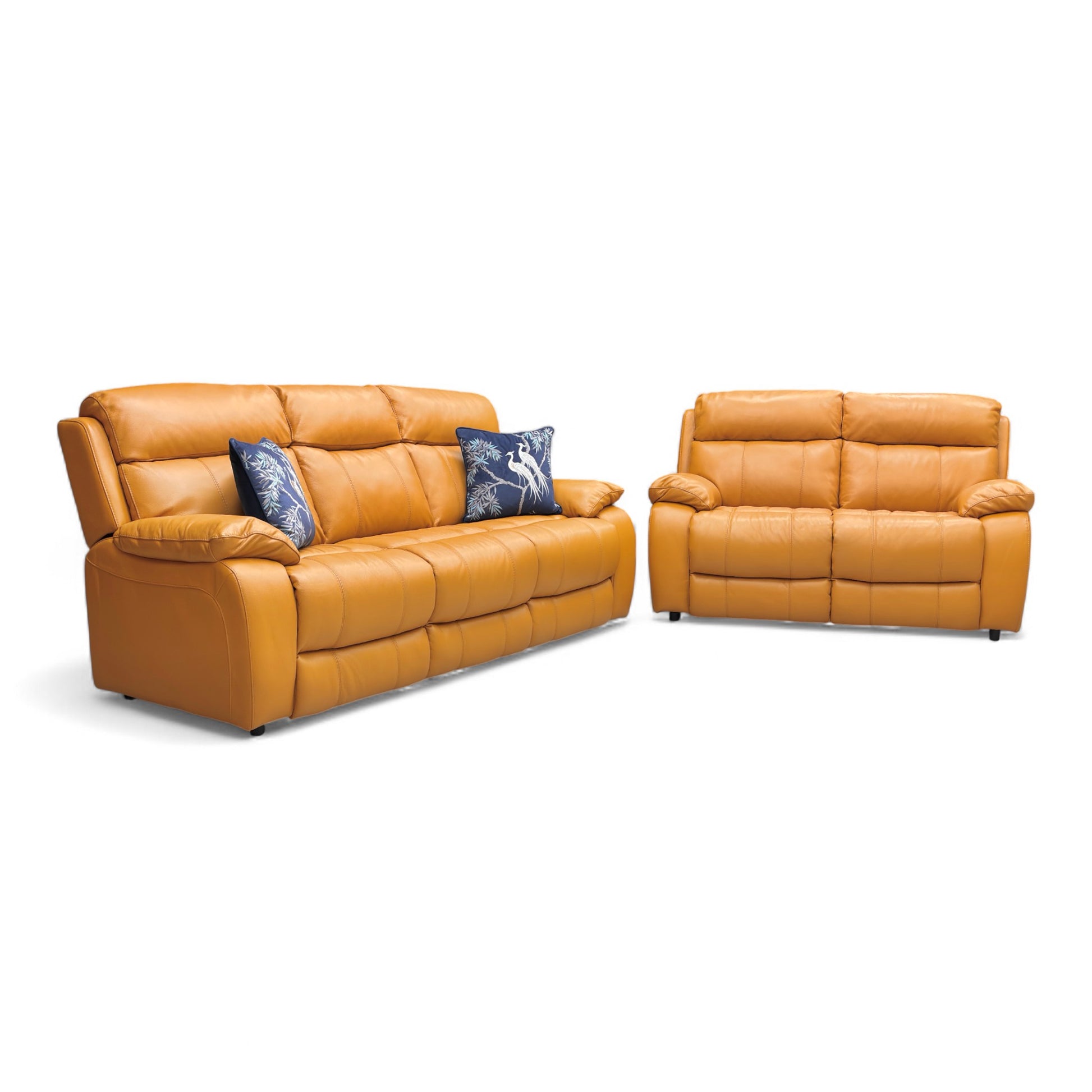 An image showing the 2-Seater Sofa from a slightly different angle, showcasing its size relative to the 3-seater.
