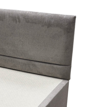'Capella' Milan Nickel 2 Draw Bed + Headboard - Single