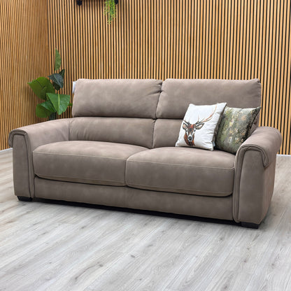 ‘Nixon’ Dexter Sand 43507 Fabric 3 Seater Sofa