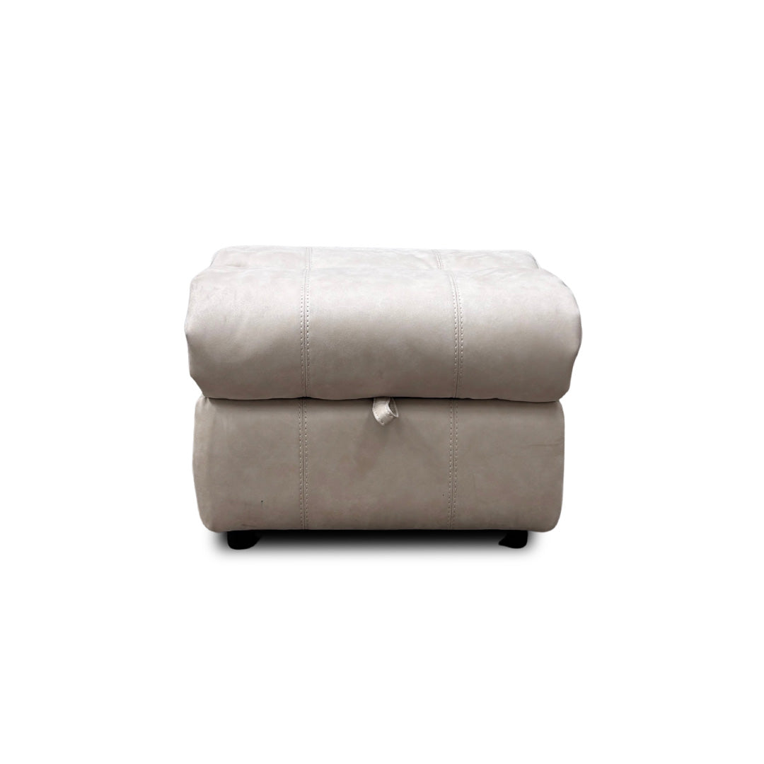 'Moreno' Bfa-Bnn-R26 Cream Fabric Storage Footstool