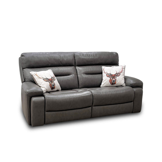 'Cinemax' Piompo Lx-6404 Leather 3 Seater Sofa