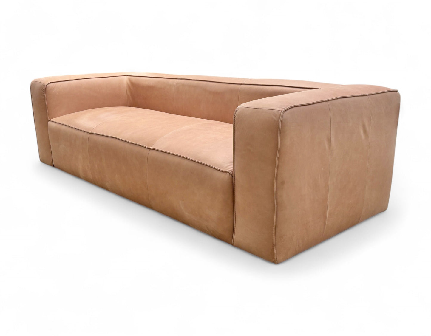 ‘Emiliano’ Cashmere Leather 3 Seater Sofa