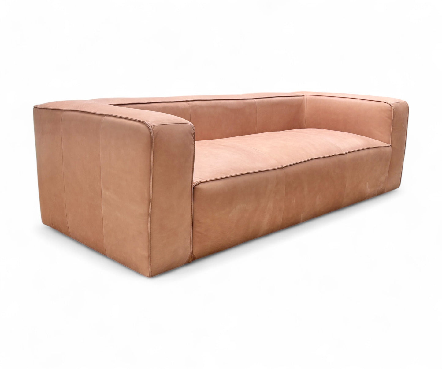 ‘Emiliano’ Cashmere Leather 3 Seater Sofa