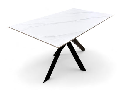 ‘Antonio’ Marble Effect Dining Table