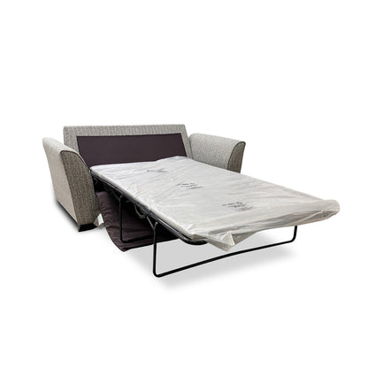 'Poppy' Grey Combintion Woven Fabric Large 2 Seater Sofa Bed
