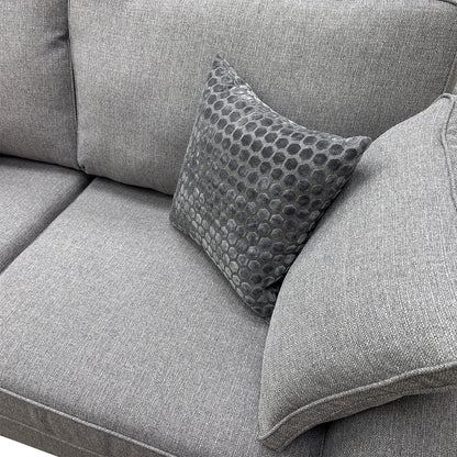 'Chalfont' Dark Grey Fabric 3 Seater Sofa