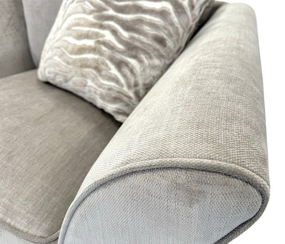 ‘Sasha’ Zara Mink Fabric Chair
