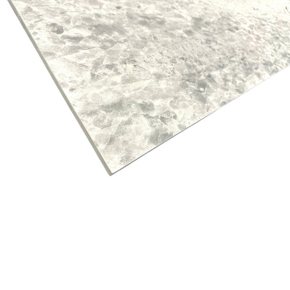 ‘Warrior’ Crystal White Sintered Stone Extending Dining Table