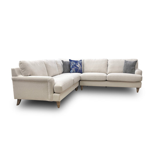 'Livie' Natural Livie Fabric 2 Corner 2 Sofa